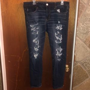 American eagle destroyed jegging
